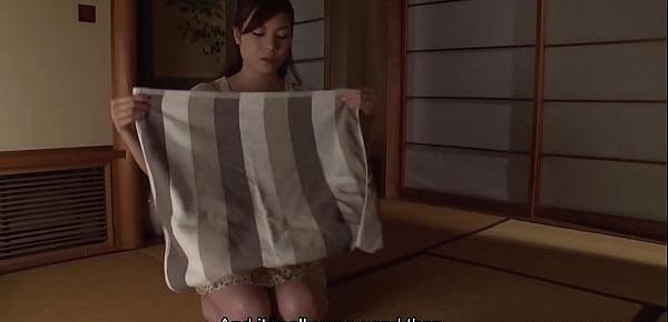  Japanese wife, Emi Sasaki is masturbating late at night, uncensored